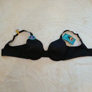 Vanity Fair Womens Beauty Back Full Figure Back Smoothing Underwire Black Bra 🌷